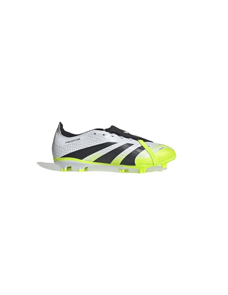 Adidas Predator League Fold-Over Tongue Firm Ground Football Boots - White (41)